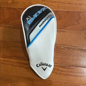 Callaway Paradym AI Smoke Headcover - White, Black, Blue #3H